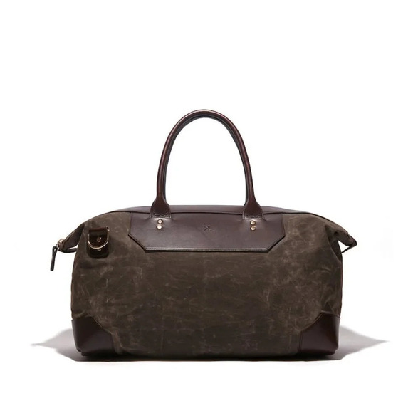 Ernest Alexander Banker's Waxed Canvas Weekend Bag NEW! - Picture 16 of 16